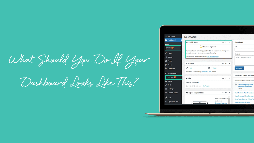 WordPress Dashboard