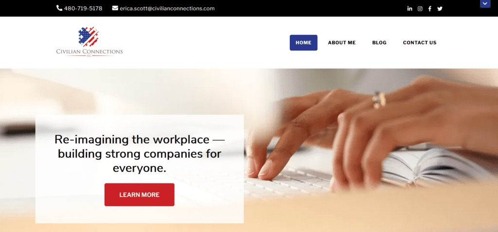 Civilian Connections website