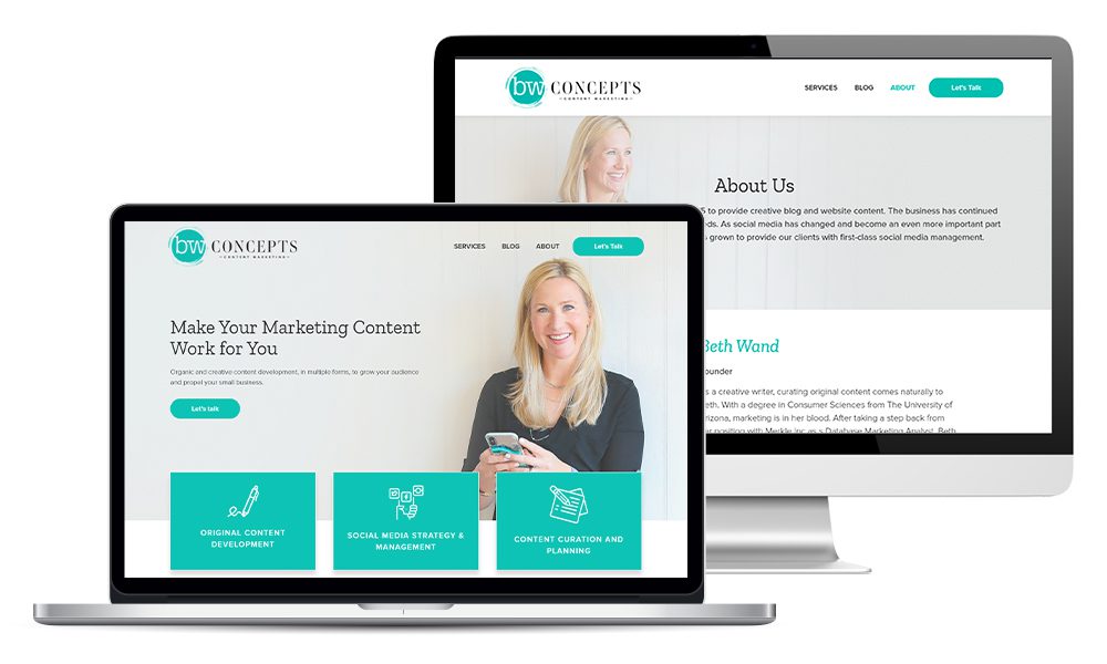 BW Concepts custom web design