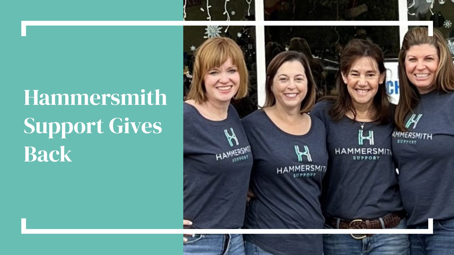 Hammersmith Support | Hammersmith Support Gives Back