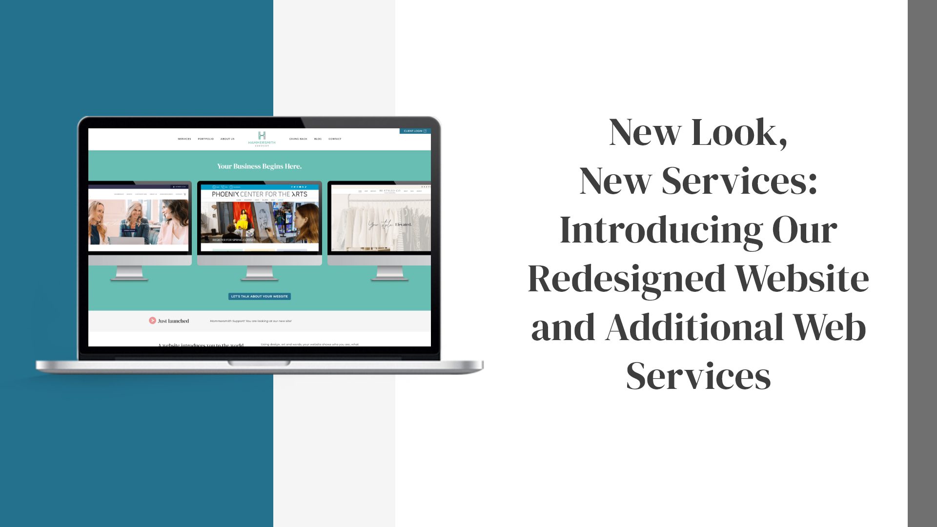 New Look, New Services: Introducing Our Redesigned Website and Additional Web Services