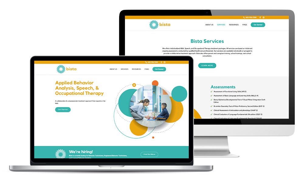 Bista Accel nonprofit website redesign