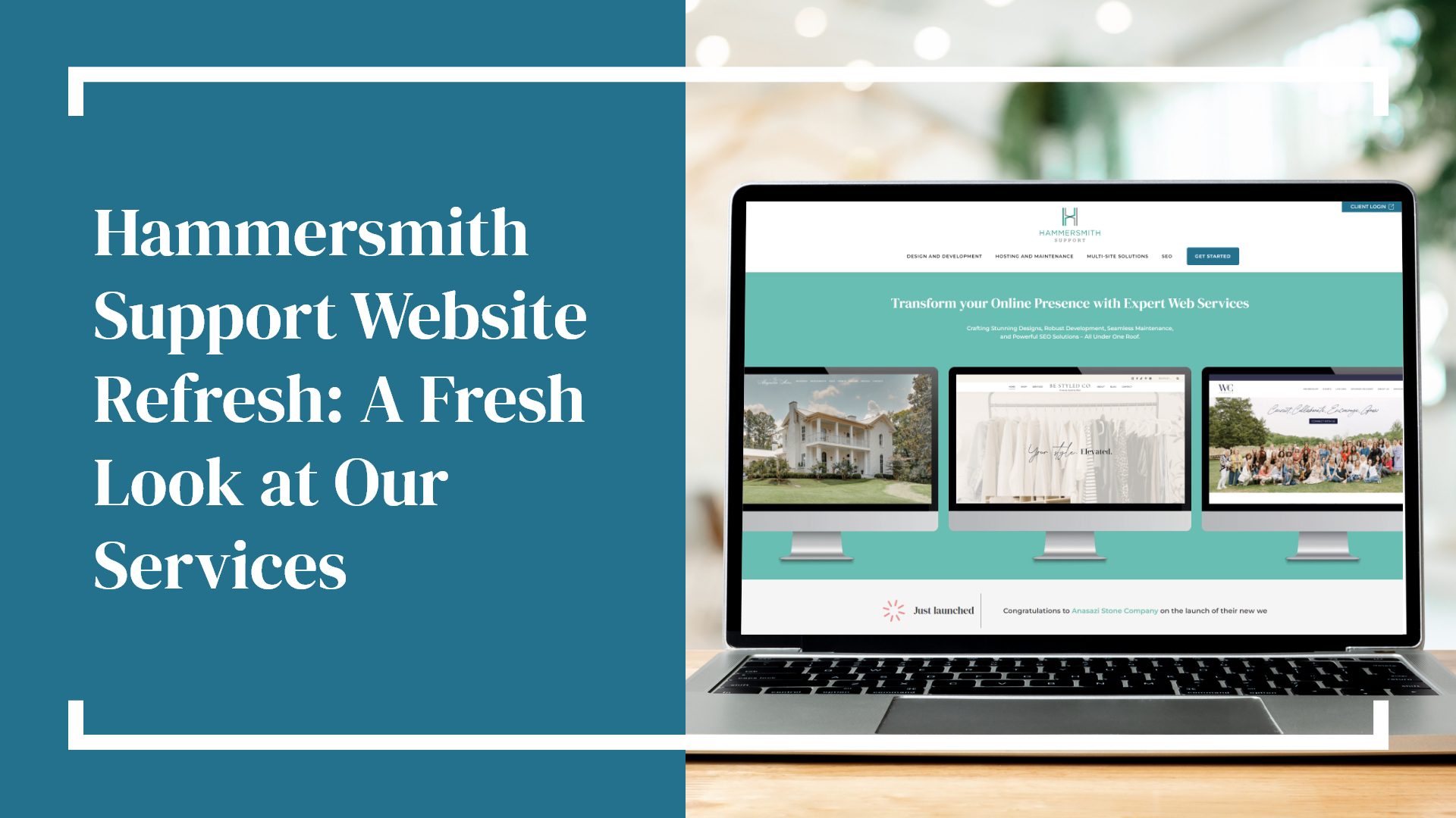 Hammersmith Support Website Refresh: A Fresh Look at Our Services