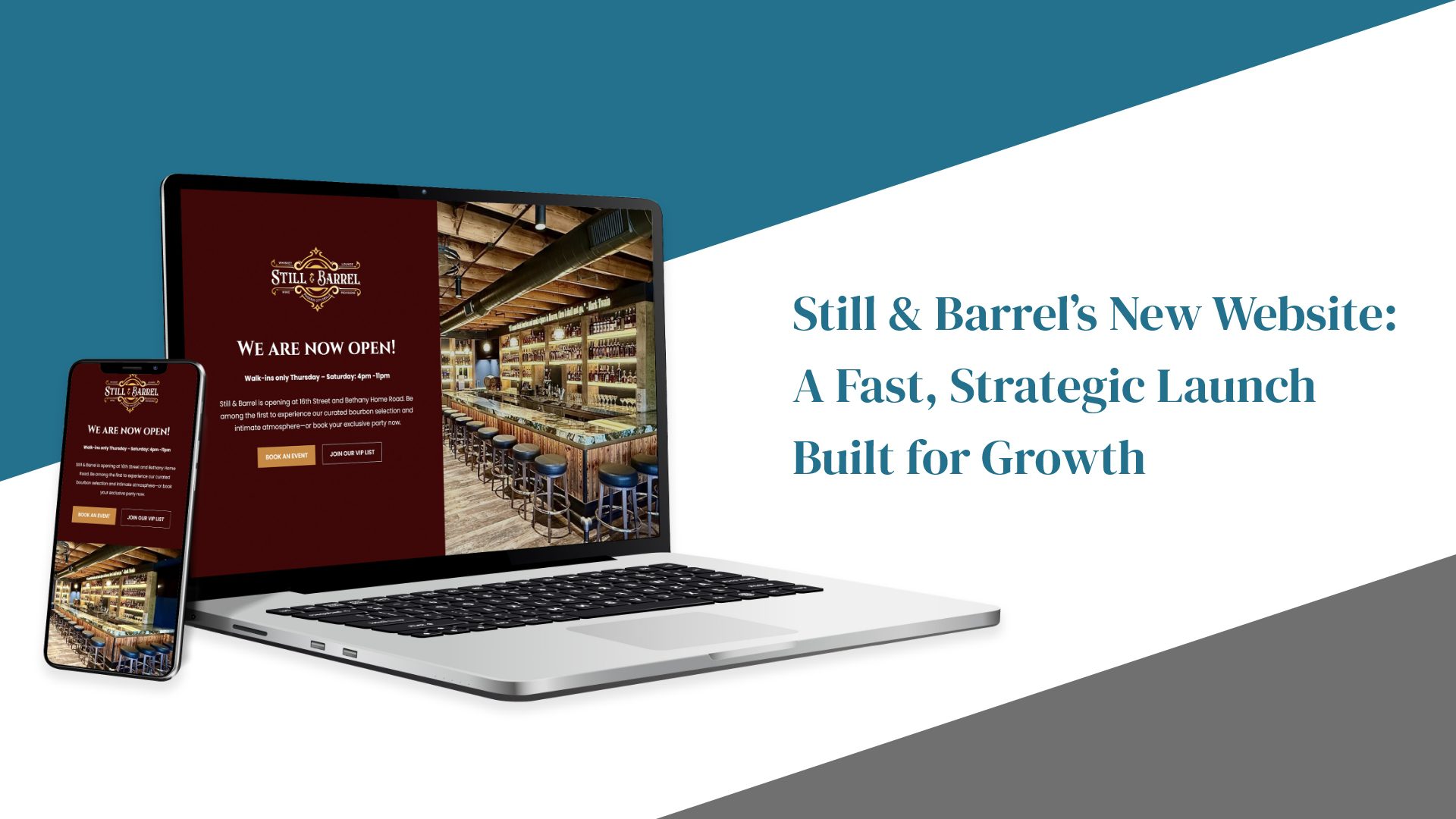Hammersmith Support | Still & Barrel’s New Website: A Fast, Strategic Launch Built for Growth