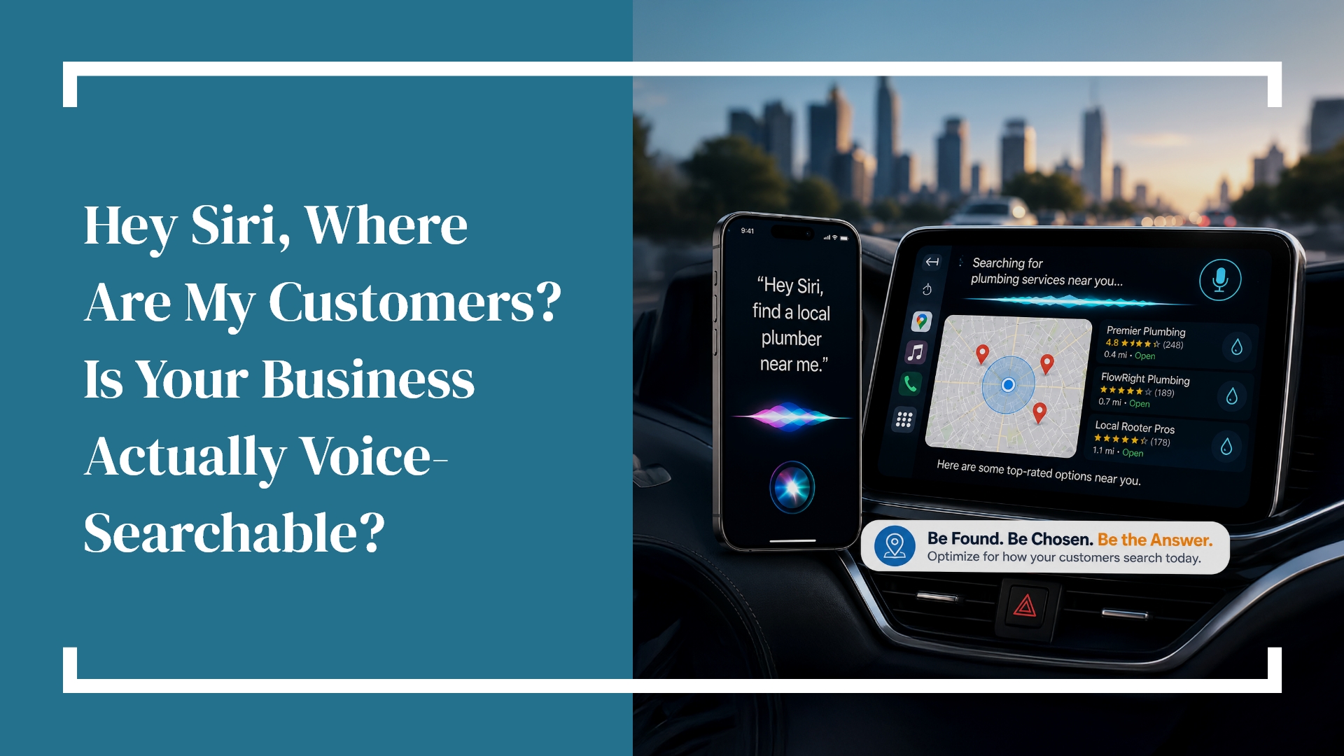 Hammersmith Support | Hey Siri, Where Are My Customers? Is Your Business Actually Voice-Searchable?